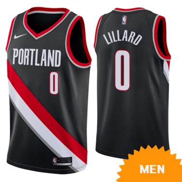 damian lillard black jersey