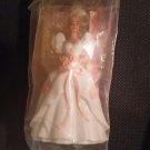 1992 McDonald's Happy Meal Toy Romantic Bride Barbie Doll Figurine Blonde Hair