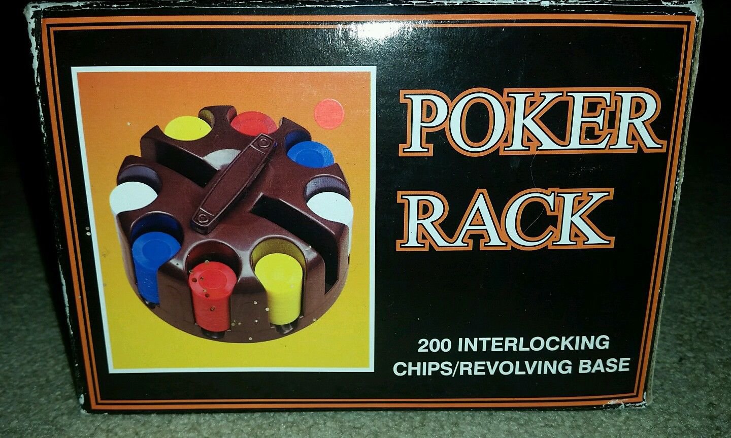 Poker Chip and Rotating Carousel