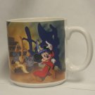 Disney Mug FANTASIA Mug Mickey Mouse w/Dancing Brooms Japan