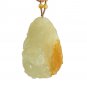 Unique Nephrite Jadeite Xiu Jade Yellow Brown The Realization Of The Tao Pendant