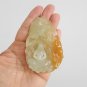 Unique Nephrite Jadeite Xiu Jade Yellow Brown The Realization Of The Tao Pendant