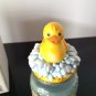 Gold Canyon Rub-A-Dub-Dub Rubber Ducky Candle Jar Topper