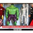 Titan Hero Series Marvel Avengers Initiative 6 Action Figure Set Hasbro - NIMSB
