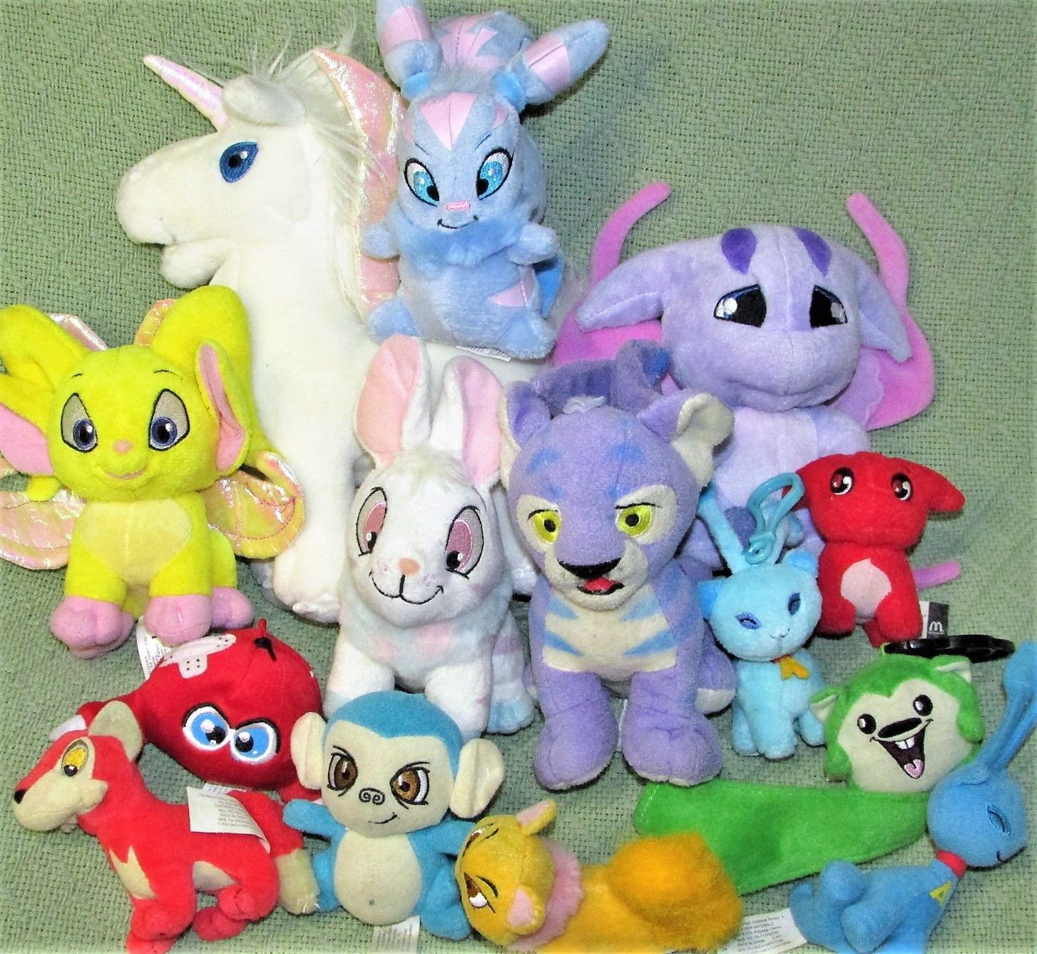 mcdonalds neopets plush toys 2004