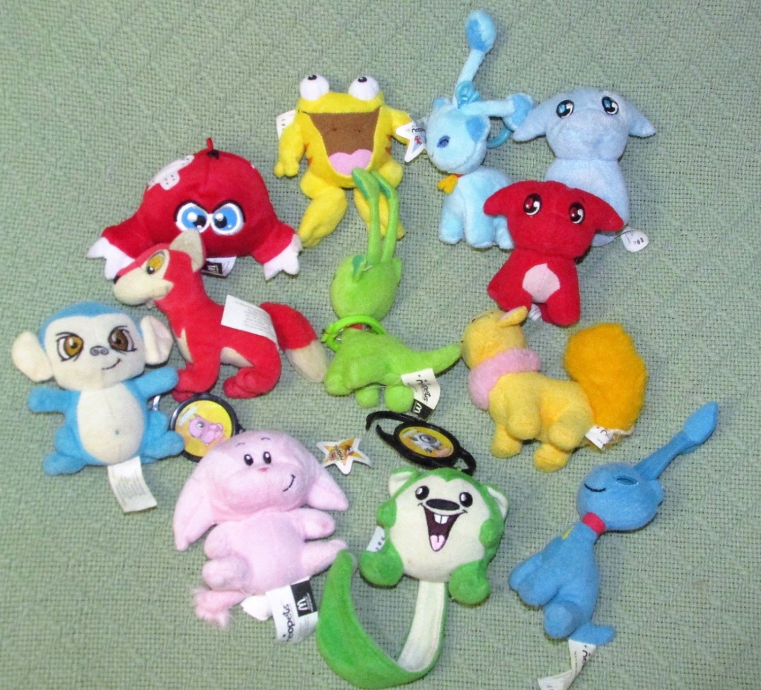 mcdonalds neopets plush toys 2004