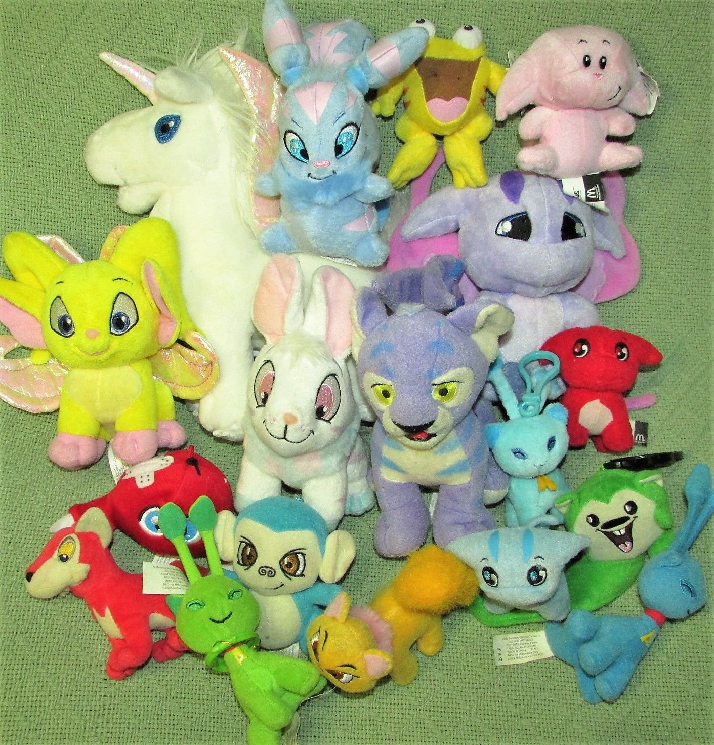 mcdonalds neopets plush toys 2004