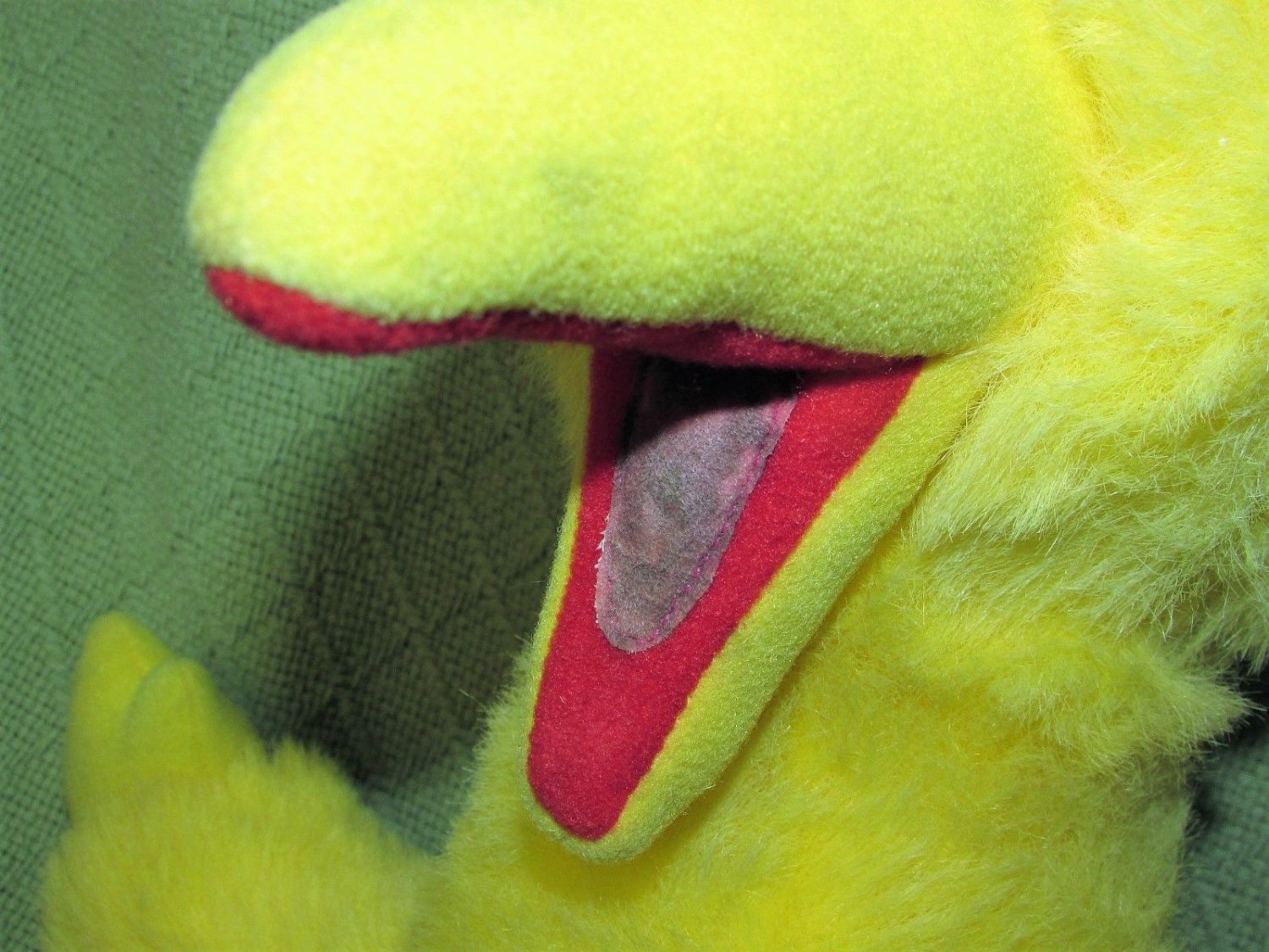 talking big bird stuffed animal