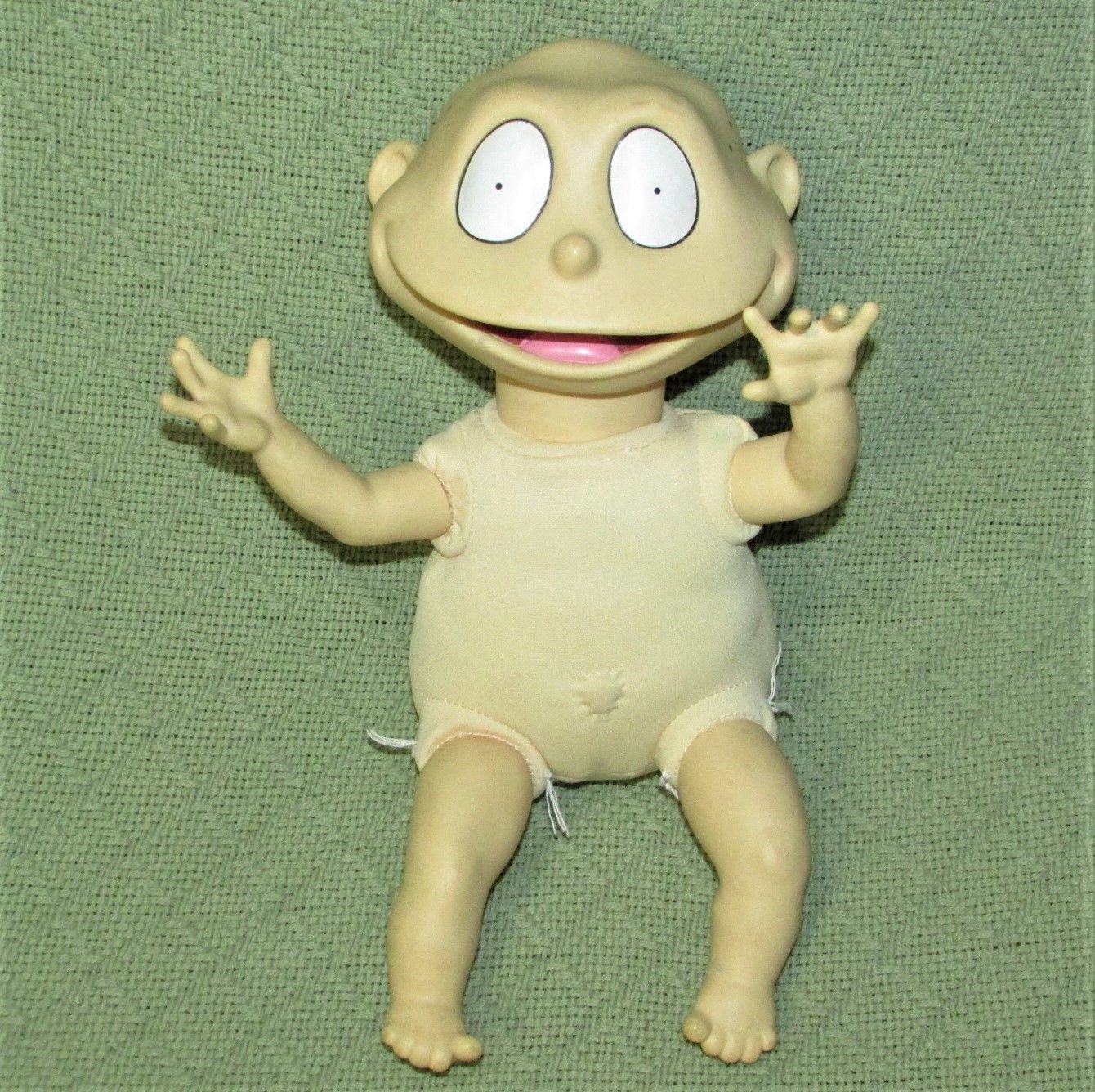 APPLAUSE 1997 Rugrats TOMMY PICKLE Doll Nickelodeon 12" Vinyl Head