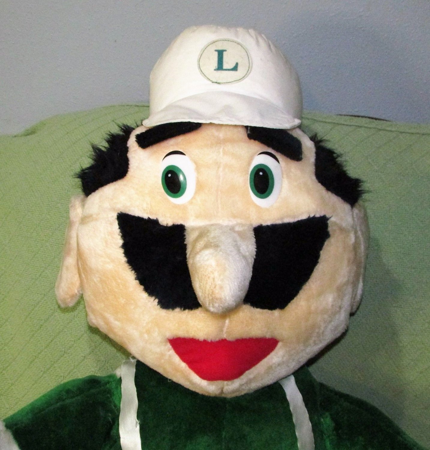 luigi plush pillow