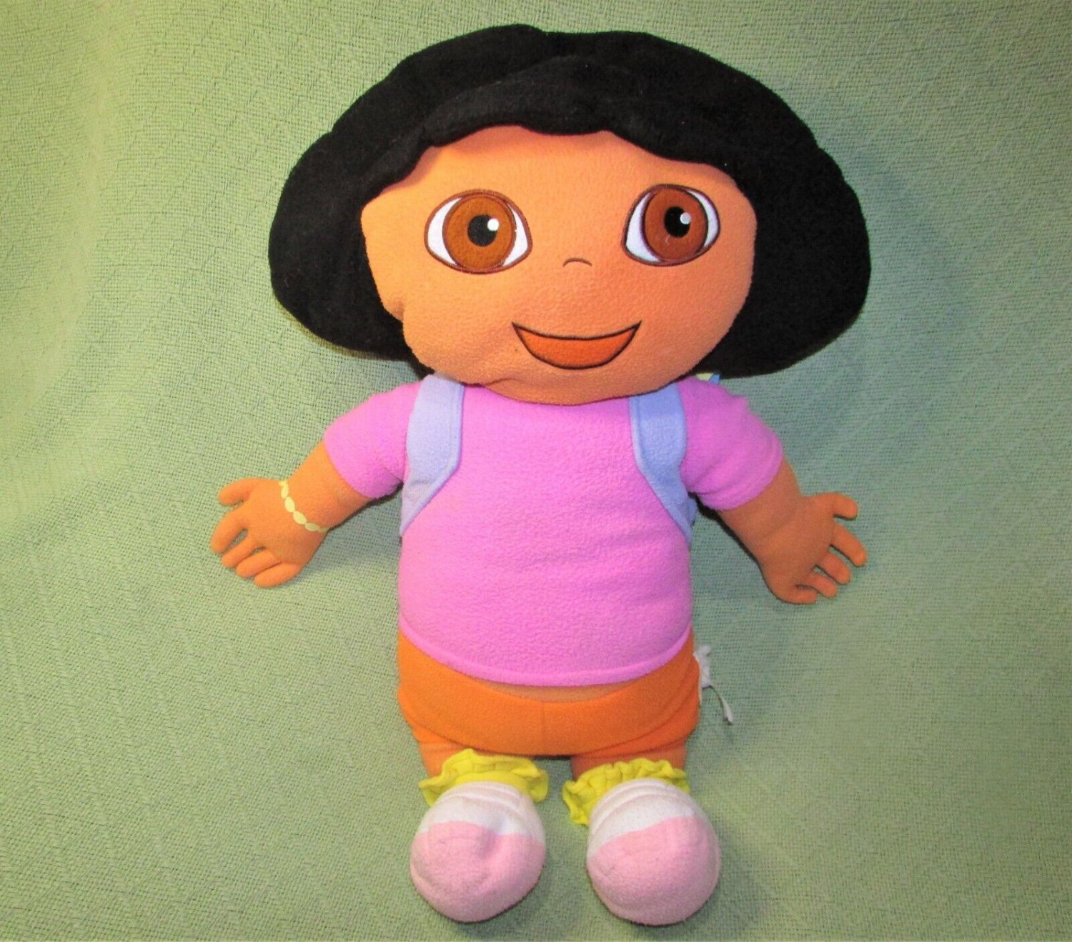 25" DORA the EXPLORER PILLOW PLUSH STUFFED DOLL w/BACKPACK NICKELODEON LOVIE TOY