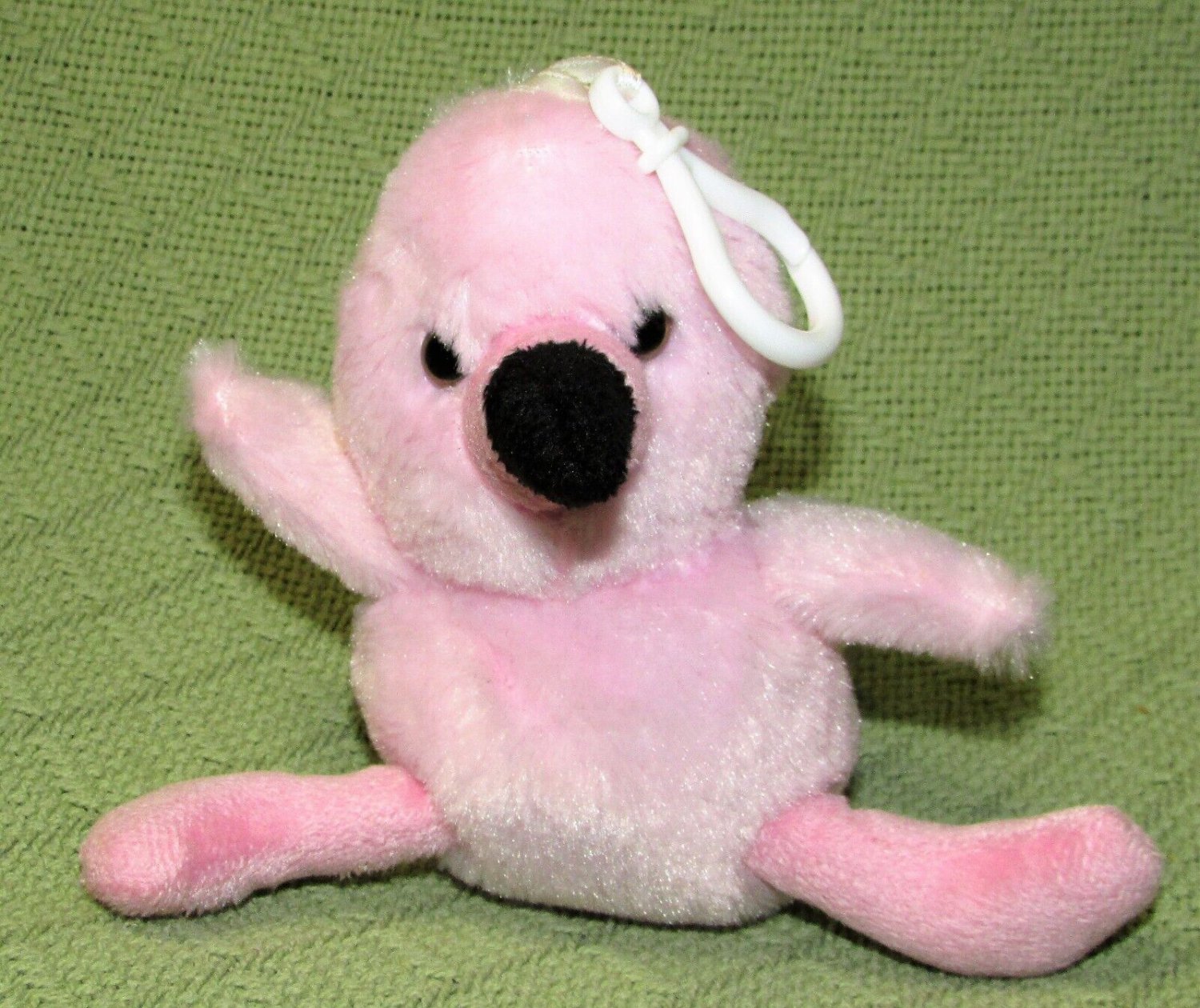 ALDI EXCLUSIVE PINK FLAMINGO CLIP ON PLUSH BEE HAPPY STUFFED ANIMAL 5