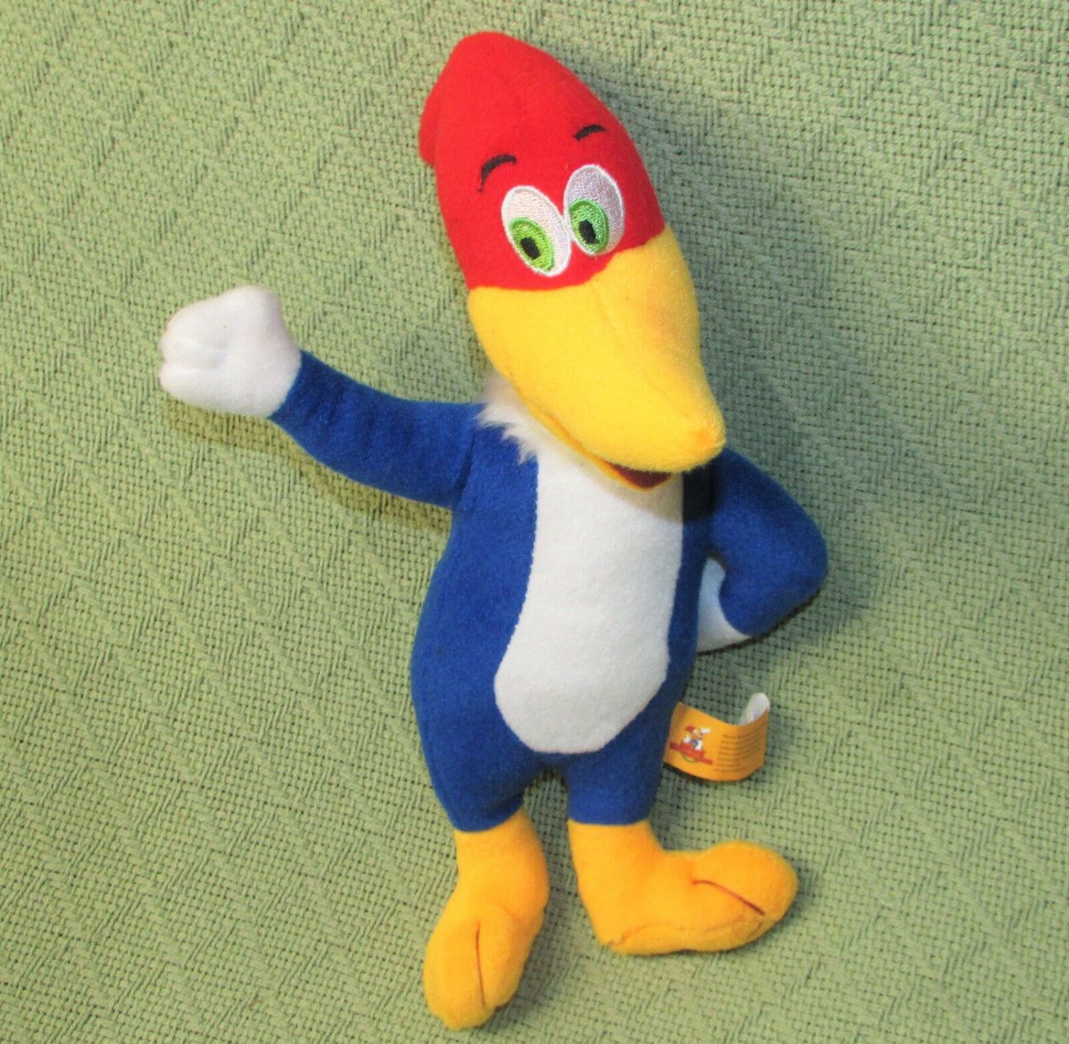 WOODY WOODPECKER PLUSH 11" UNIVERSAL STUDIOS CARTOON CHARACTER STUFFED