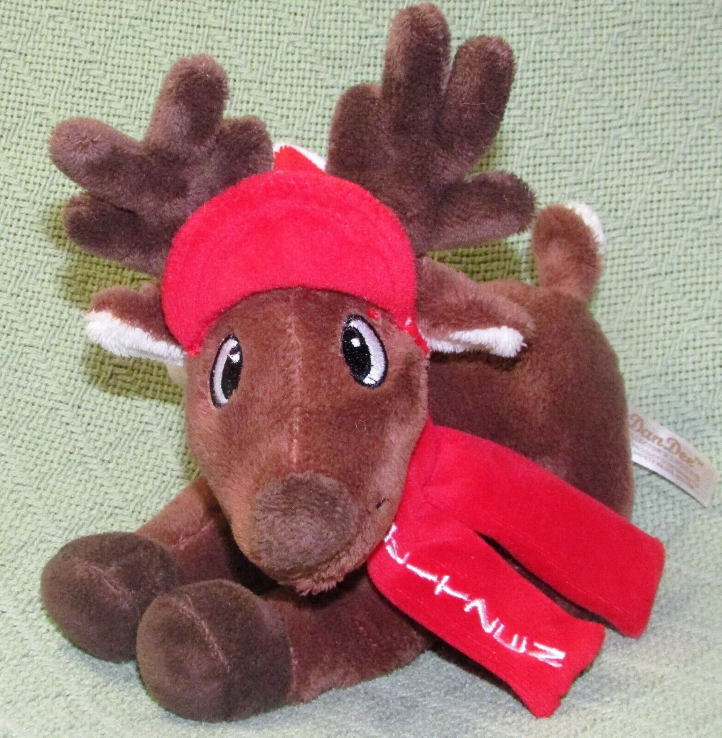 Dan Dee Blitzen Reindeer Plush Rudolph Friend Stuffed Animal 8 Brown