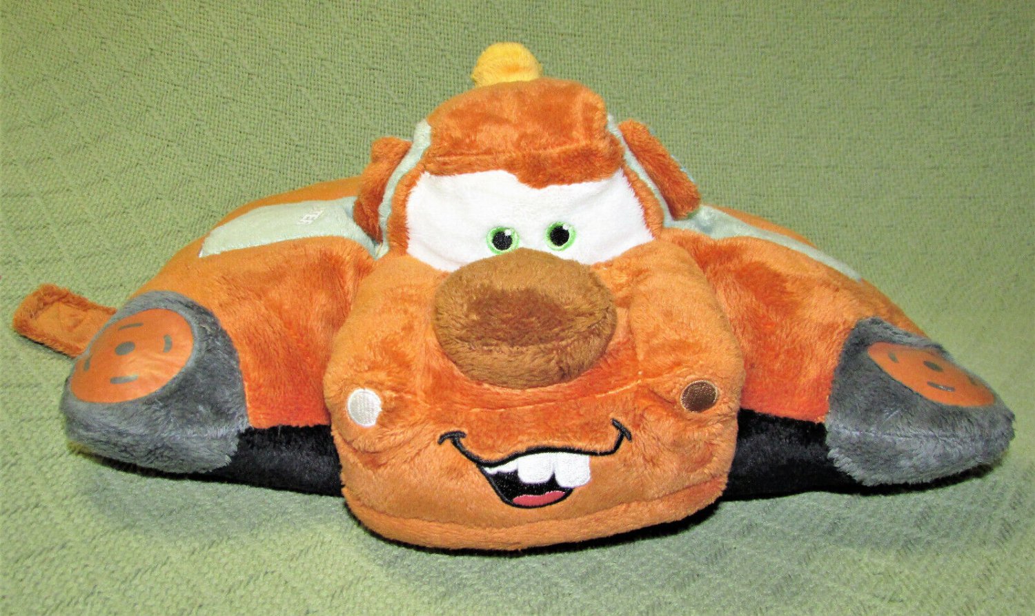 PILLOW PETS TOW MATER TRUCK Disney Cars Stuffed Plush Fold Up PEE WEES Toy