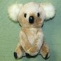 VINTAGE KOALA 10" PLUSH STUFFED ANIMAL LIGHT TAN WHITE EARS STICKY HANDS KOREA