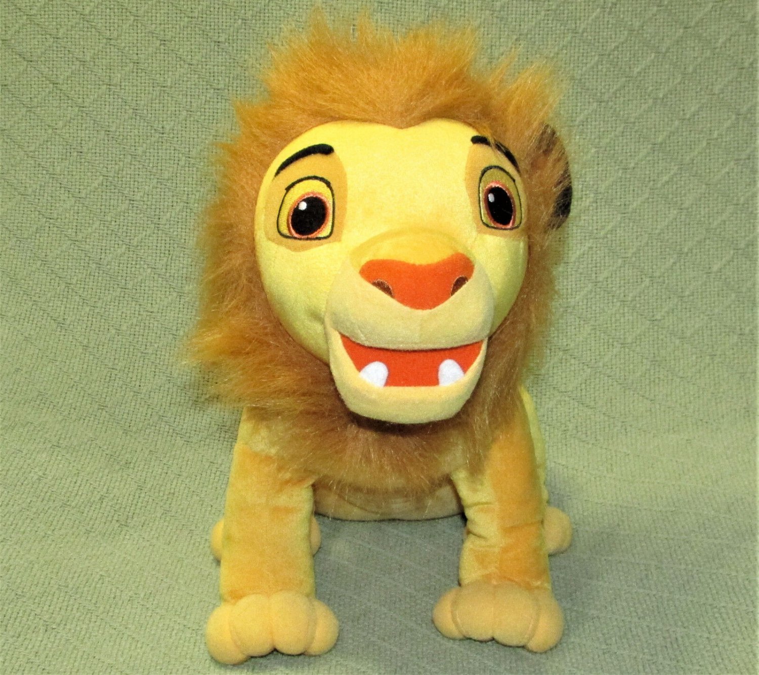 12" SIMBA Adult Lion King Plush Stuffed Disney HASBRO Plush Stuffed ...