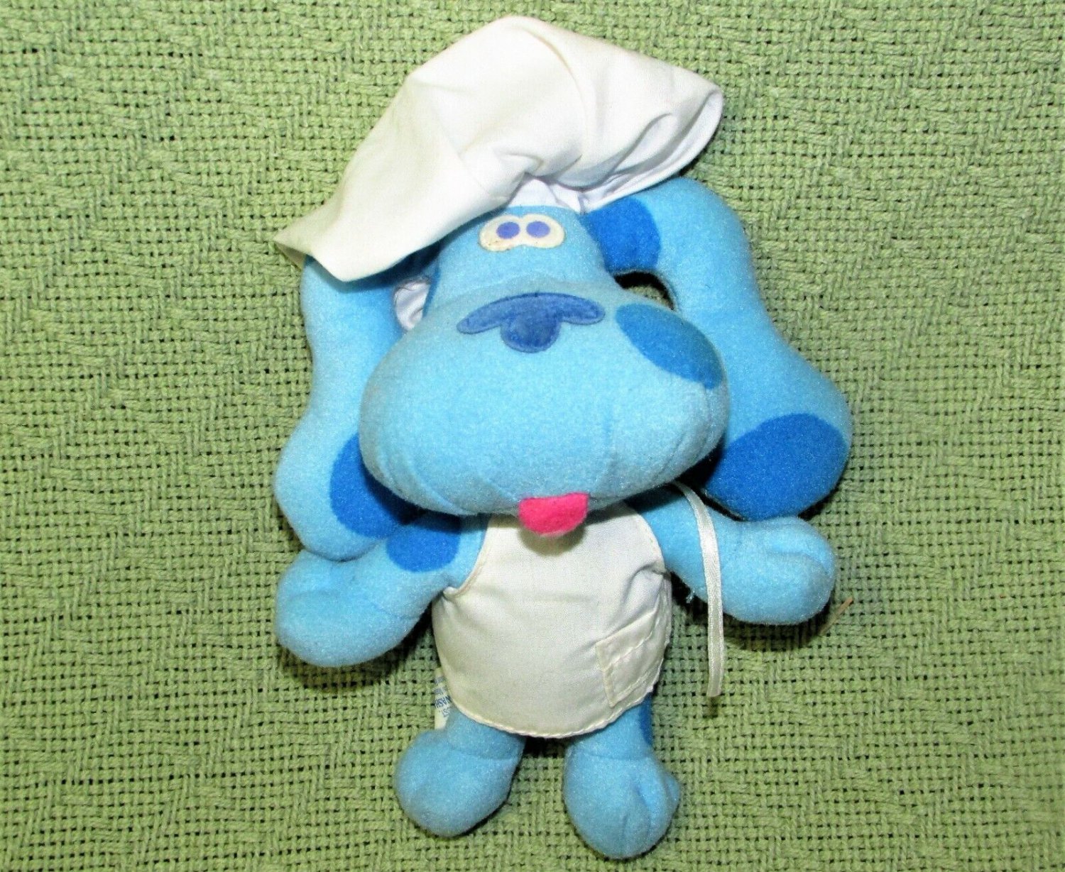 VINTAGE BLUES CLUES CHEF BAKER PLUSH TYCO 1998 STUFFED ANIMAL