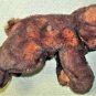 18" MJC INTERNATIONAL BROWN BEAR TWO TONE STUFFED ANIMAL SOFT PLUSH LAYING DOWN