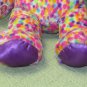 17" BUILD A BEAR RAINBOW CONFETTI LEOPARD CAT PLUSH STUFFED ANIMAL KITTY KITTEN