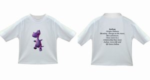 Personalised Toddler Name Meaning T-Shirt - Free Shipping