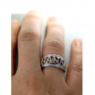 A Beautiful Nana or Grandma 18K White Gold Filled Ring