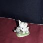 Figurine, Lefton china, hand painted, cat and mouse