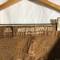 Mossimo Supply Co 30 x 32 Slim Straight Brown Jeans