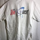 Disney Large T-Shirt Epcot Dive Quest Short Sleeve White Hanes Beefy-T