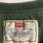 Levi's Size Small Green Henley Long Sleeve