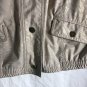 Zenergy By Chico's Windbreaker Women's Size 0 Tan with Gold Tiger Print