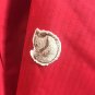 Fjallraven Hooded Men Activity Heavy Coat Jacket Size L Doubled Layered Red