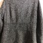 Vintage 80's Esprit coat LARGE Gray Wool Tweed Peacoat Lined Heavy Warm L