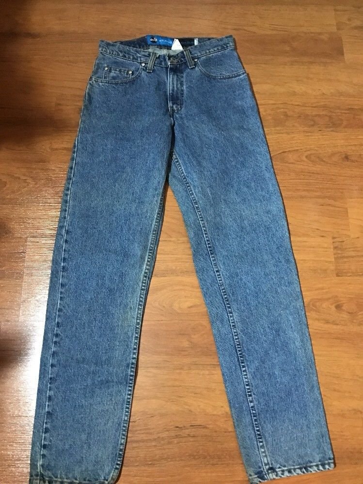 Levi Strauss Mens SilverTab Relaxed Fit W28 L32 Medium Wash NWOT 100% ...