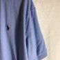 Polo Ralph Lauen Men's Large Baby Blue Short Sleeve Polo 100% Cotton