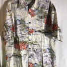 Robert Stock Men's Large Hawaiian Button Down Short Sleeve
