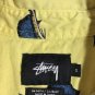 Stussy Yellow Short Sleeve Shirt Men's Small with Marlin Fish