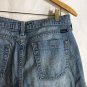 Levi Strauss Signature Denim Shorts Misses 8 Low Rise 12'' Rise Light Wash