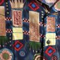 Ringo Sport Hawaiian Button Up Microfiber Shirt Sz XL Short Sleeve Polo