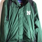 Dark Green Wind Breaker Small Full Zip Embroidered