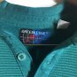 Greenline Sweater Vintage 44'' Large Long Sleeve 80's 1/4 button Down Green