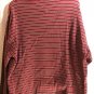 Tommy Hilfiger Mens Sweater XXL Red with White Stripes Long Sleeve Pull Over