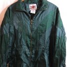 Active Frontier Wind Breaker Medium Emerald/Green Full Zip Long Sleeve