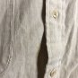 Tommy Hilfiger Large Mens Button Up Tan Long Sleeve Calgary Button Front Big Tag