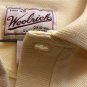 Wool Rich Mens Large Original Outdoor Wear Short Sleeve Polo Yellow