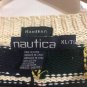 Nautica HandKnit Sweater XL Block Color Long Sleeve Vintage Heavy