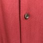 Tommy Bahama XL Slim Button Front 100% Silk Maroon Pointed Collar