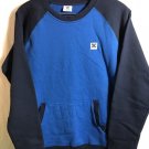 DC Shoe Company Medium Long Sleeve Blue Crew Neck Front Pocket Pull-Over