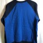 DC Shoe Company Medium Long Sleeve Blue Crew Neck Front Pocket Pull-Over