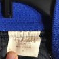 Blue Satin Jacket Small Lined Auburn Sportswear Evanite Fiber Vintage 80s